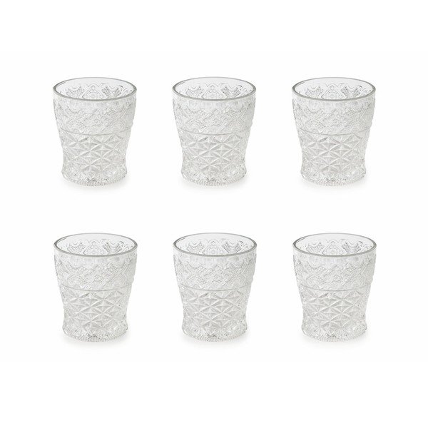 Komplet 6 kieliszków Villa d'Este Crystal Prisma, 260 ml