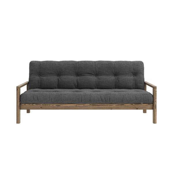 Antracytowa rozkładana sofa 205 cm Knob – Karup Design