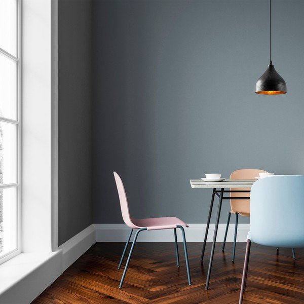 Czarna lampa wisząca z metalowym kloszem ø 18 cm Tattoo – Opviq lights-image-1