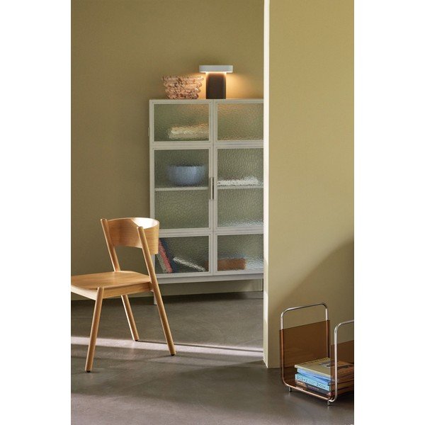 Biała metalowa witryna 92x151 cm Plex – Hübsch-image-1