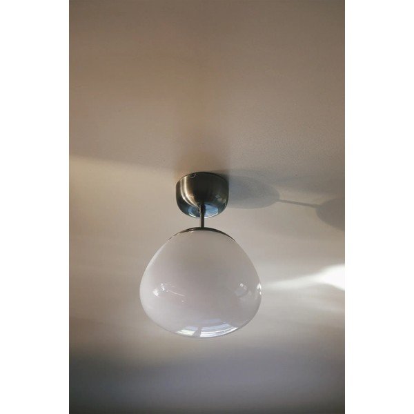 Biała/w kolorze mosiądzu szklana lampa sufitowa Rise – Markslöjd-image-2