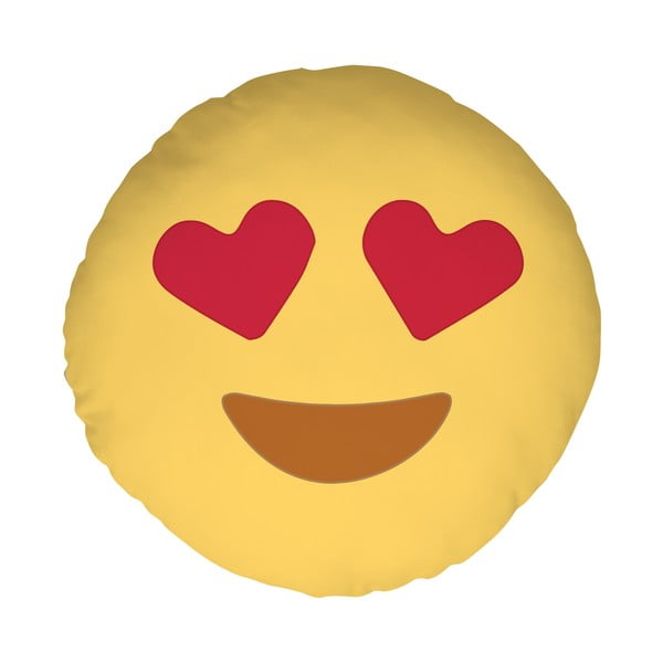 Poduszka Emoji Hearts, 39 cm