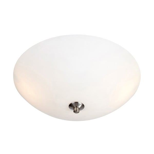 Biała lampa sufitowa ze szklanym kloszem ø 43 cm Polar – Markslöjd