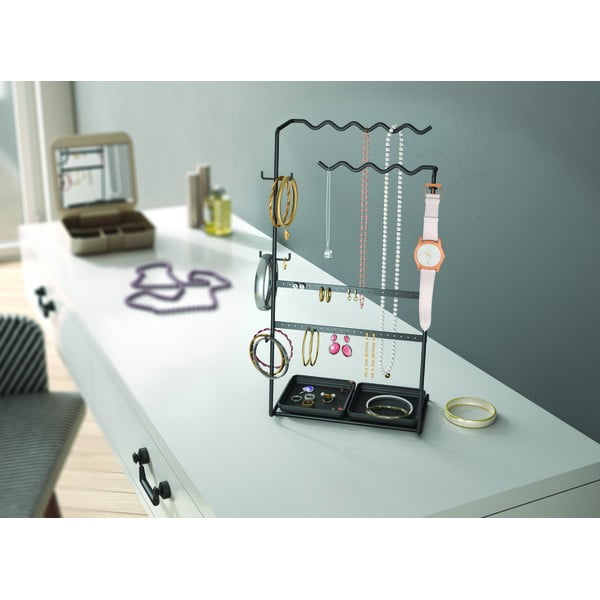 Czarny organizer na biżuterię My Jewels - Metaltex-image-3