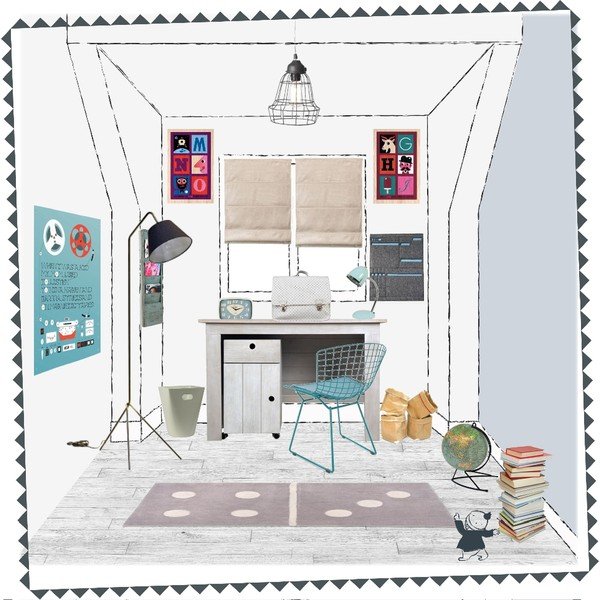 Dywan dziecięcy Domino Gris, 60x120 cm-image-3