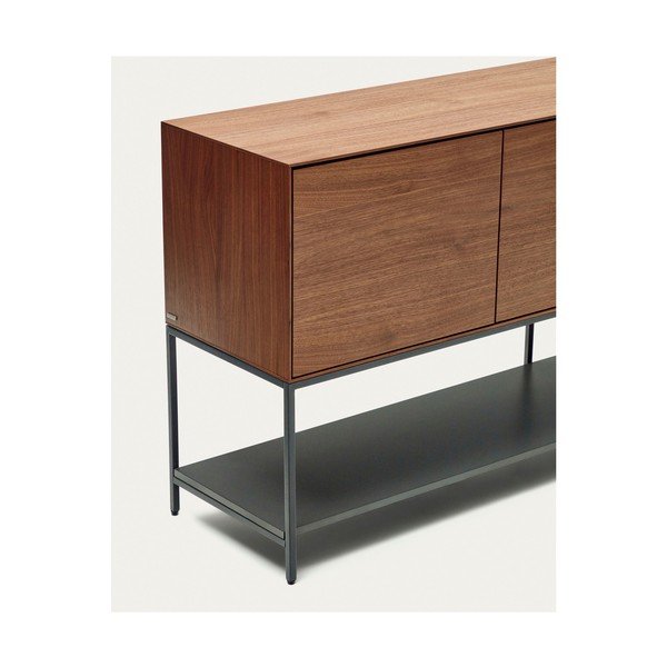 Niska komoda w dekorze orzecha 97,5x80 cm Vedrana – Kave Home-image-3