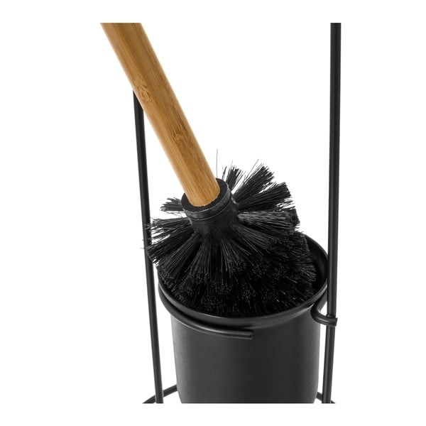Czarna metalowa szczotka do WC Simply – Casa Selección-image-1