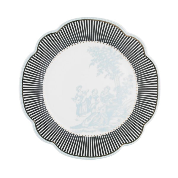 Porcelanowy talerz Toile Lisbeth Dahl, 19 cm, 4 szt.-image-1