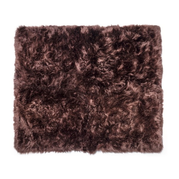 Ciemnobrązowy dywan z owczej skóry Royal Dream Zealand Sheep, 130x150 cm