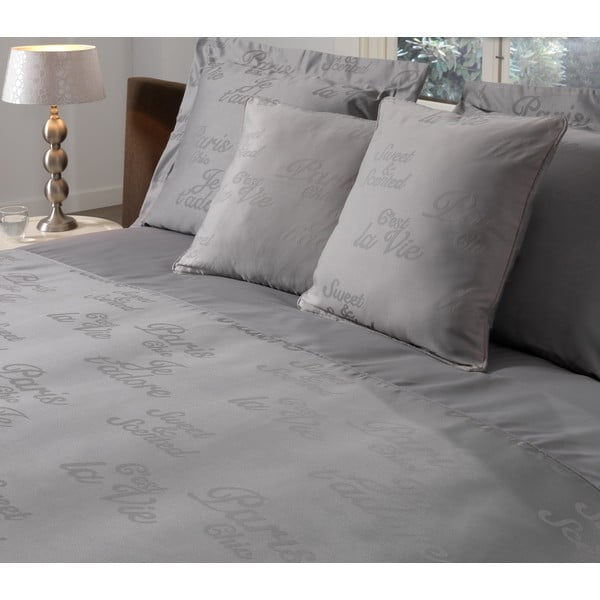Poszewka na poduszkę Muller TextielsParis Grey, 50x50 cm