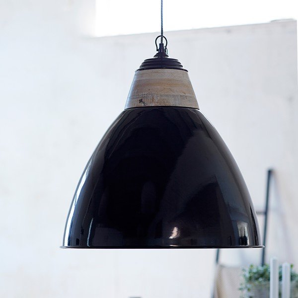 Czarna lampa wisząca Canett Base Pendant-image-1