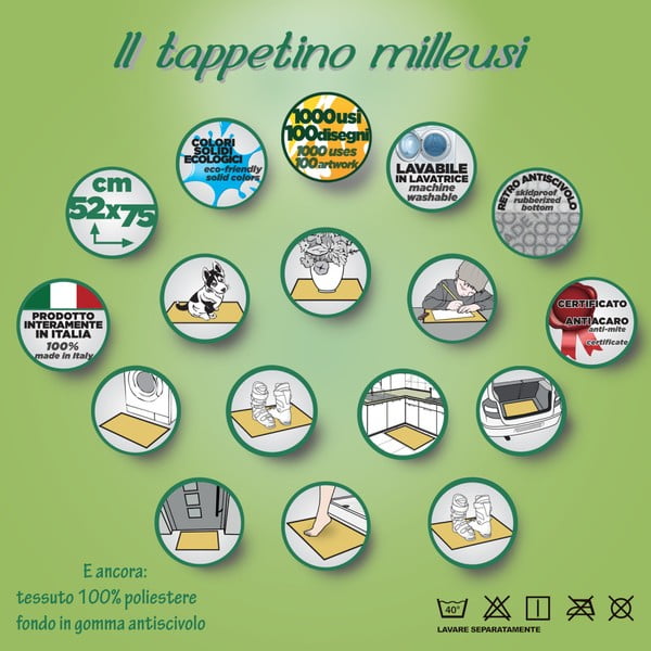 Wycieraczka/dywanik/mata Zerbelli Aretto, 75x52 cm-image-3