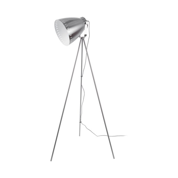 Metalowa lampa stojąca w szarym kolorze Leitmotic Luxury