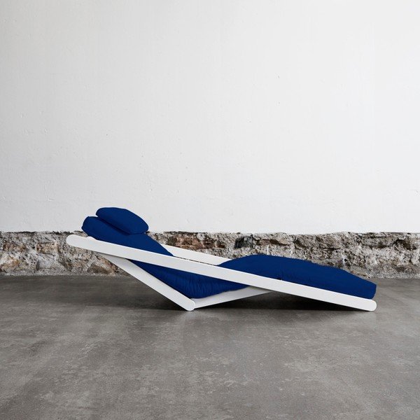 Szezlong rozkładany Karup Figo White/Royal-image-2