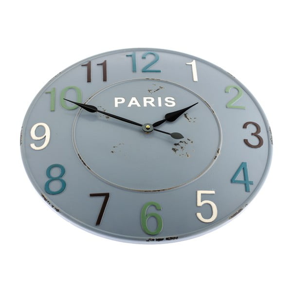 Metalowy zegar ścienny Dakls Ruto, ⌀ 50 cm