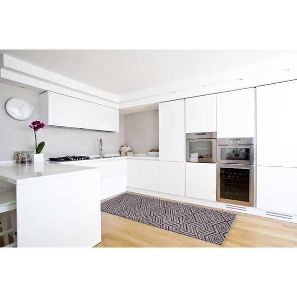 Wytrzymały dywan kuchenny Webtapetti Hellenic Grey, 80x130 cm-image-2