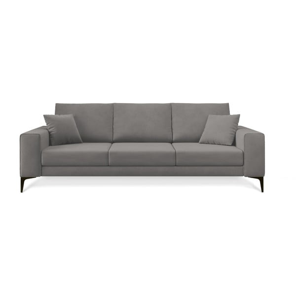 Szara sofa Cosmopolitan Design Lugano, 239 cm