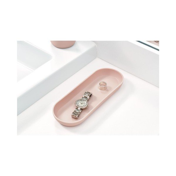 Różowa tacka na biżuterię iDesign Cade-image-1