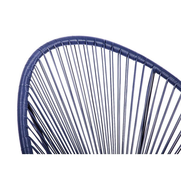 Niebieski metalowy/plastikowy fotel ogrodowy Avocado Comfort – Bonami Selection-image-4