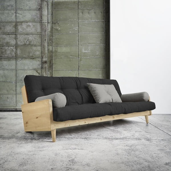 Sofa rozkładana Karup Indie Natural/Dark Grey/Granite Grey