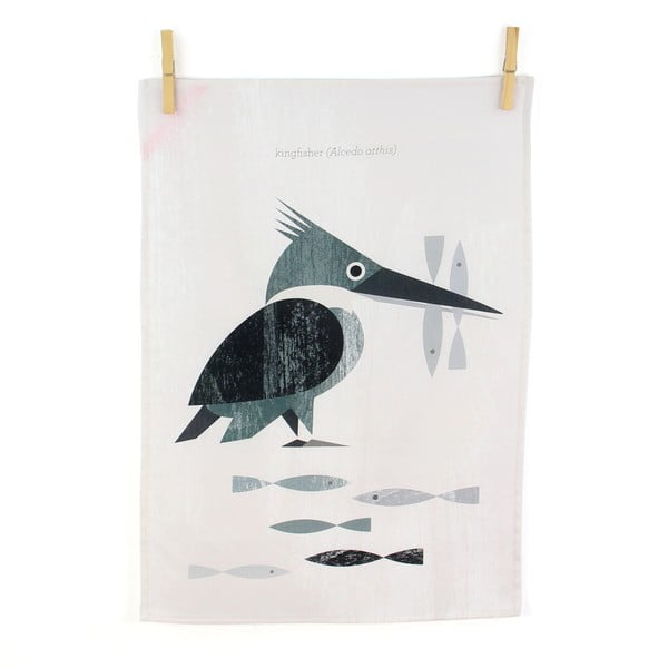 Zestaw 2 bawełnianych ścierek kuchennych Happy Friday Basic Kingfisher, 70x50 cm-image-2