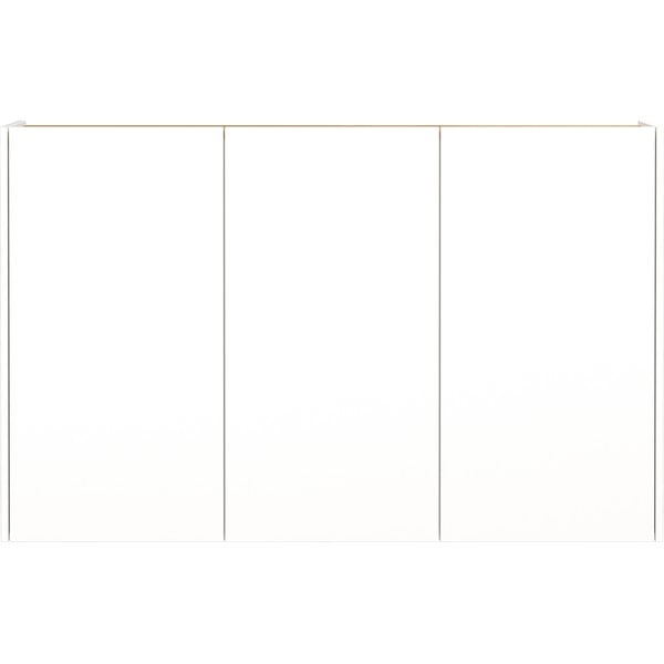 Biała szafka w dekorze dębu wisząca 138x87x25 cm Libbiano – Germania-image-2