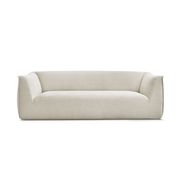 Beżowa sztruksowa sofa 242 cm Giorgia – Bobochic Paris