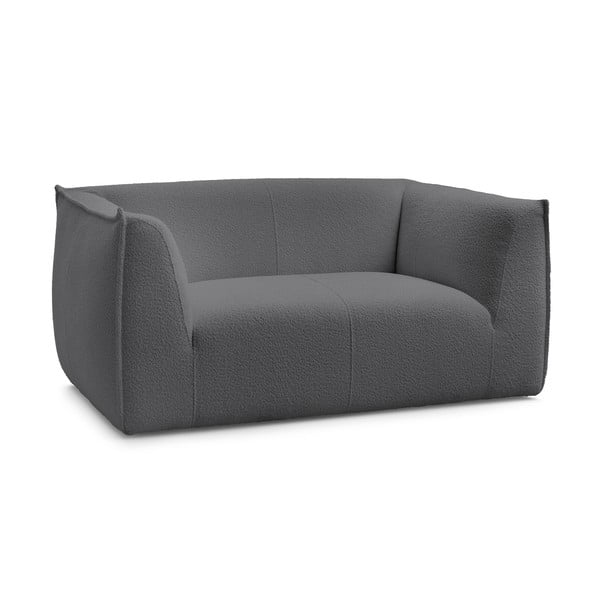 Ciemnoszara sofa z materiału bouclé 170 cm Giorgia – Bobochic Paris-image-3