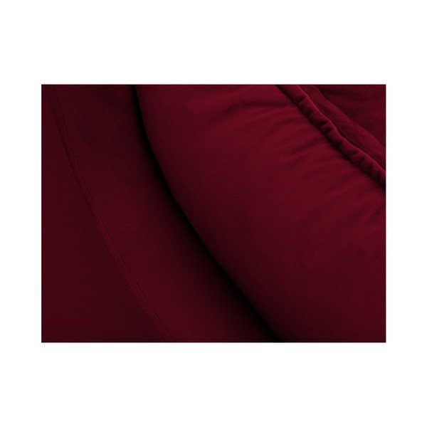 Czerwona aksamitna sofa Mazzini Sofas Freesia, 150 cm-image-4