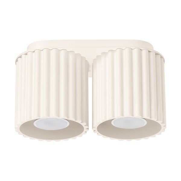 Beżowa metalowa lampa punktowa 10x21 cm Zora – Sollux
