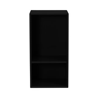 Czarny regał ścienny Tenzo Z Halfcube, 70x36 cm