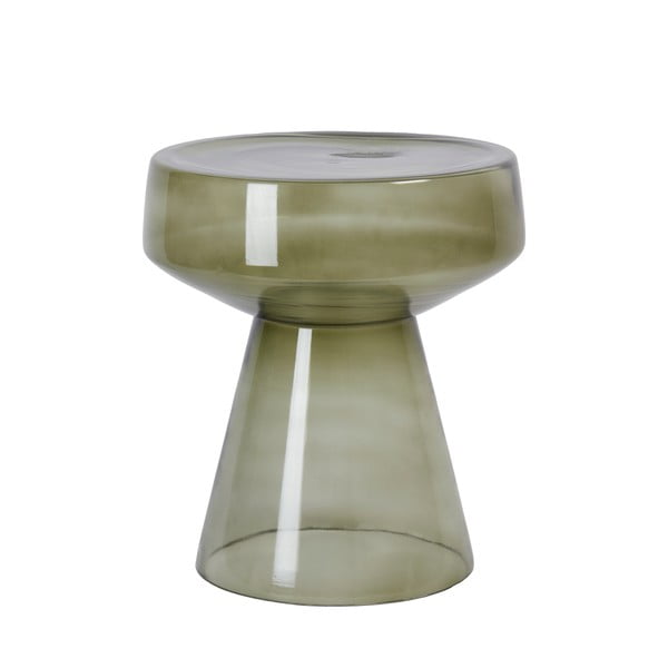 Szklany okrągły stolik ø 37 cm Dakwa – Light & Living