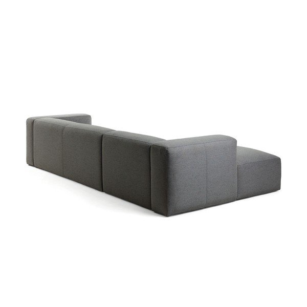 Ciemnoszary narożnik Kave Home Blok, lewy róg-image-4