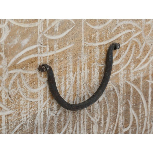 Skrzynia z litego drewna mango w naturalnym kolorze 45x50 cm Malati – Støraa-image-1