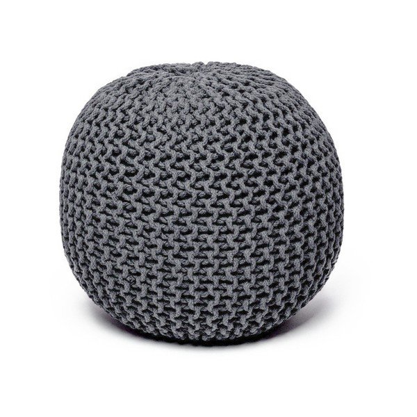 Ciemnoszary puf Bonami Essentials Jagger