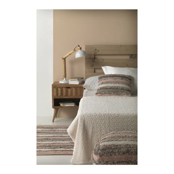 Szaro-różowy puf we wzory Geese Ceylon-image-1