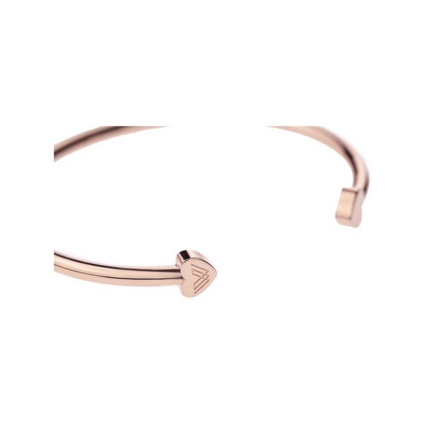 Damska bransoletka ze stali nierdzewnej w kolorze różowego złota Victoria Walls Century-image-2