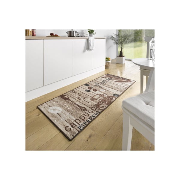 Brązowy chodnik kuchenny Hanse Home Delicious Coffee, 67x180 cm-image-1
