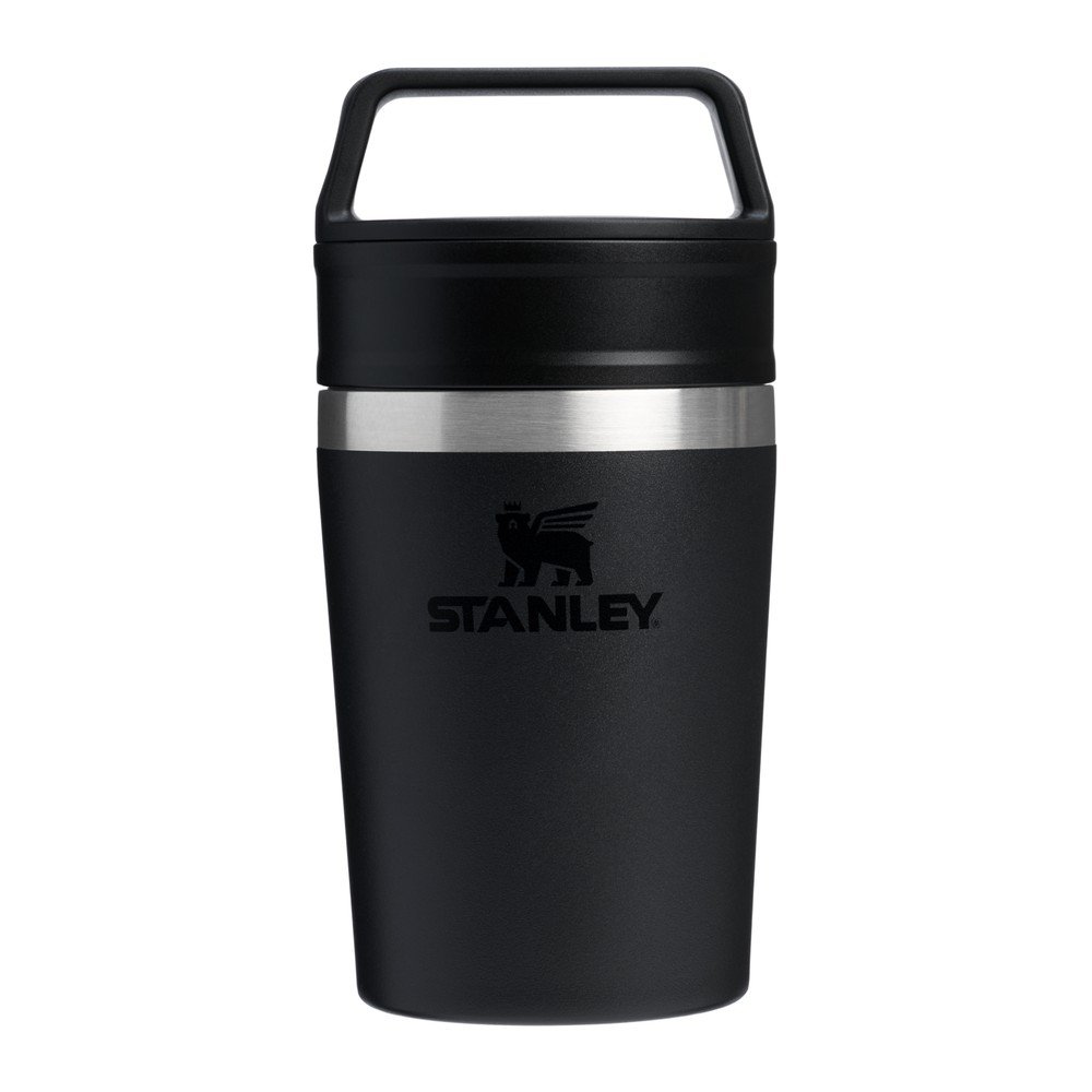 Czarny kubek termiczny ze stali nierdzewnej 230 ml Café-To-Go Travel Mug Black 2.0 – Stanley