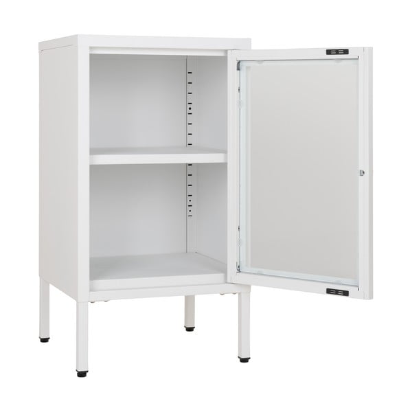 Biała metalowa witryna 38x70 cm Dalby – House Nordic-image-2