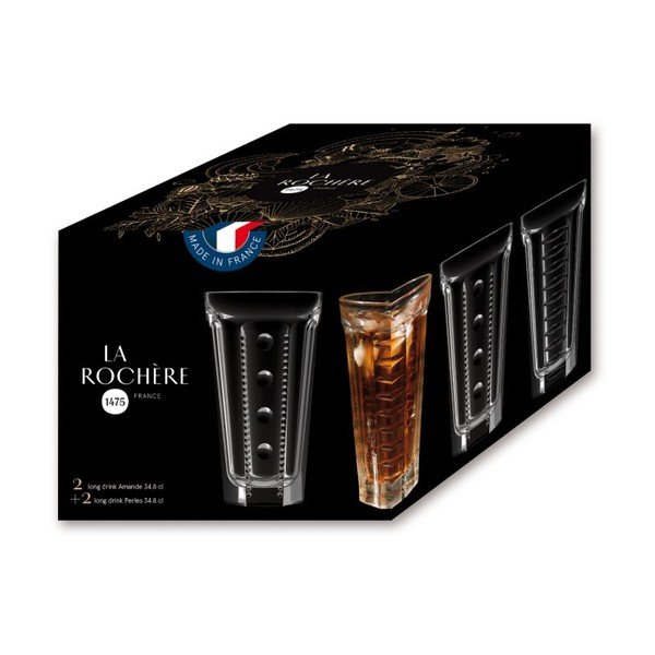 Zestaw 4 szklanek do long drinków La Rochère Saga, 340 ml-image-3