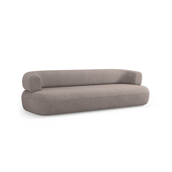Jasnobrązowa sofa z materiału bouclé 226 cm Jenny – Micadoni -image-1