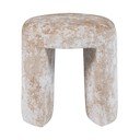 Beżowy tapicerowany stołek Charlie – WOOOD