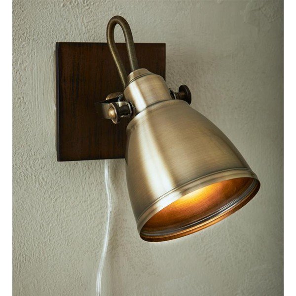 Brązowy kinkiet Markslöjd Native, wys. 18,5 cm-image-1