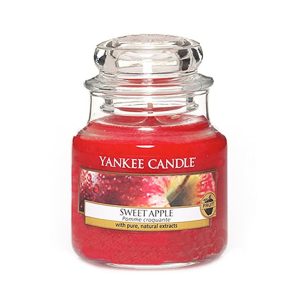Świeca zapachowa Yankee Candle Słodkie Jabłko, czas palenia 25–40 godzin