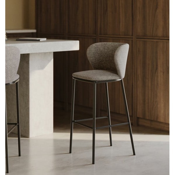 Jasnobrązowy hoker 102 cm Ciselia – Kave Home-image-1