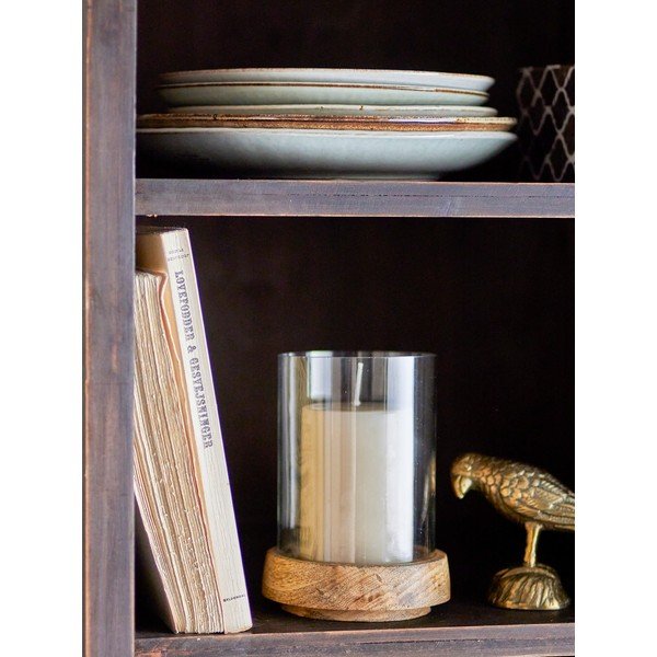 Szklany świecznik Kesia – Bloomingville-image-1