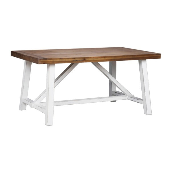 Stół z drewna sosnowego z recyklingu Folke Inez, 160x95 cm