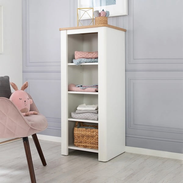 Biały regał dziecięcy 49x116 cm Ava – Roba-image-1