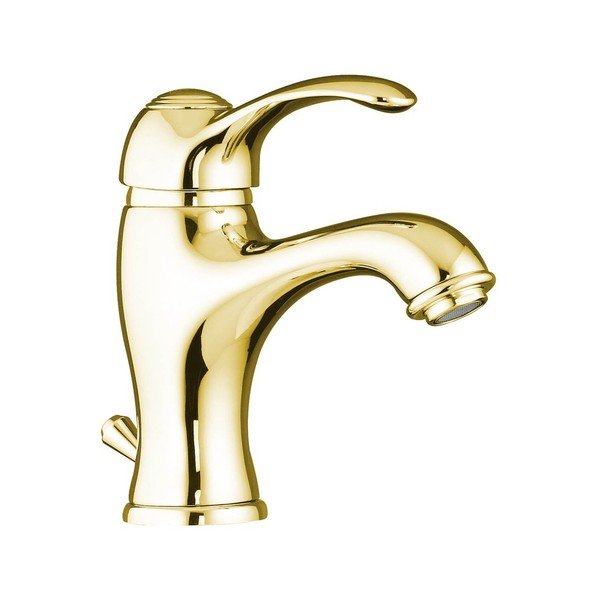 Bateria umywalkowa stojąca w kolorze złota Kirké – Sapho